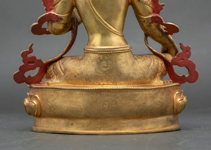 Green Tara Devotional Statue | Himalayan Goddess for Blessings
