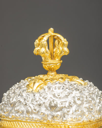 Ritual Kapala Set | Ornate Himalayan Skull Cups for Meditation