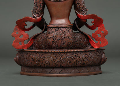 Amitayus Statue for Home Shrine | Sacred Buddhist Icon Nepal