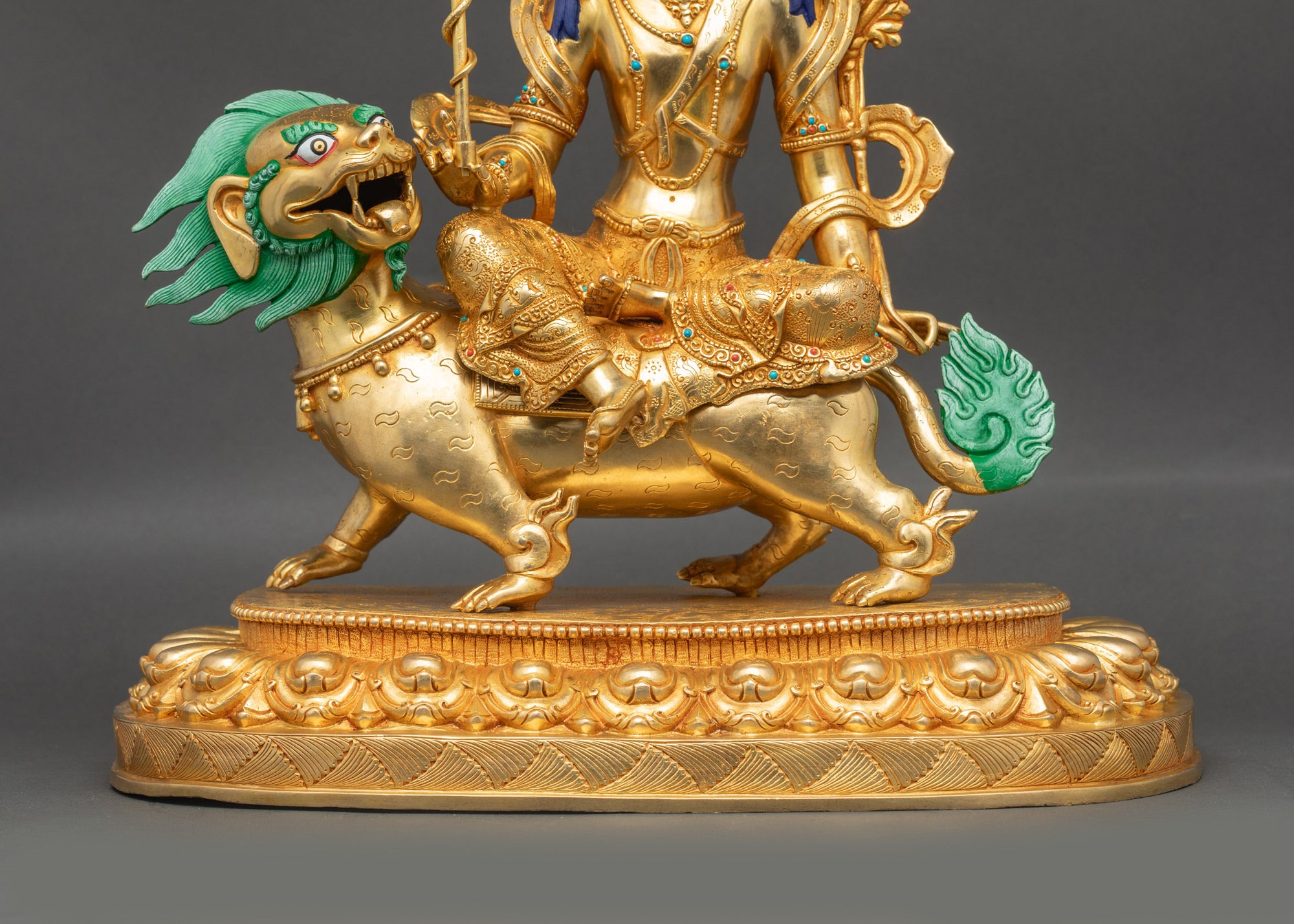 Premium Simhada Chenrezig Statue | Traditional Nepalese Craft from Nepal