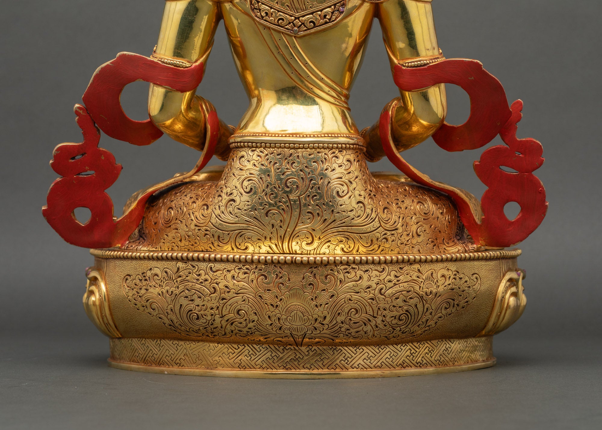 Tibetan Amitayus Sculpture | Nepalese Lost-Wax Casted Artwork