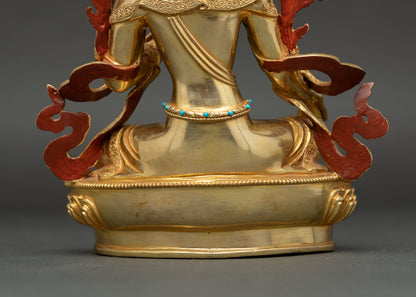 Green Tara Statue | Tibetan Buddhist Artwork