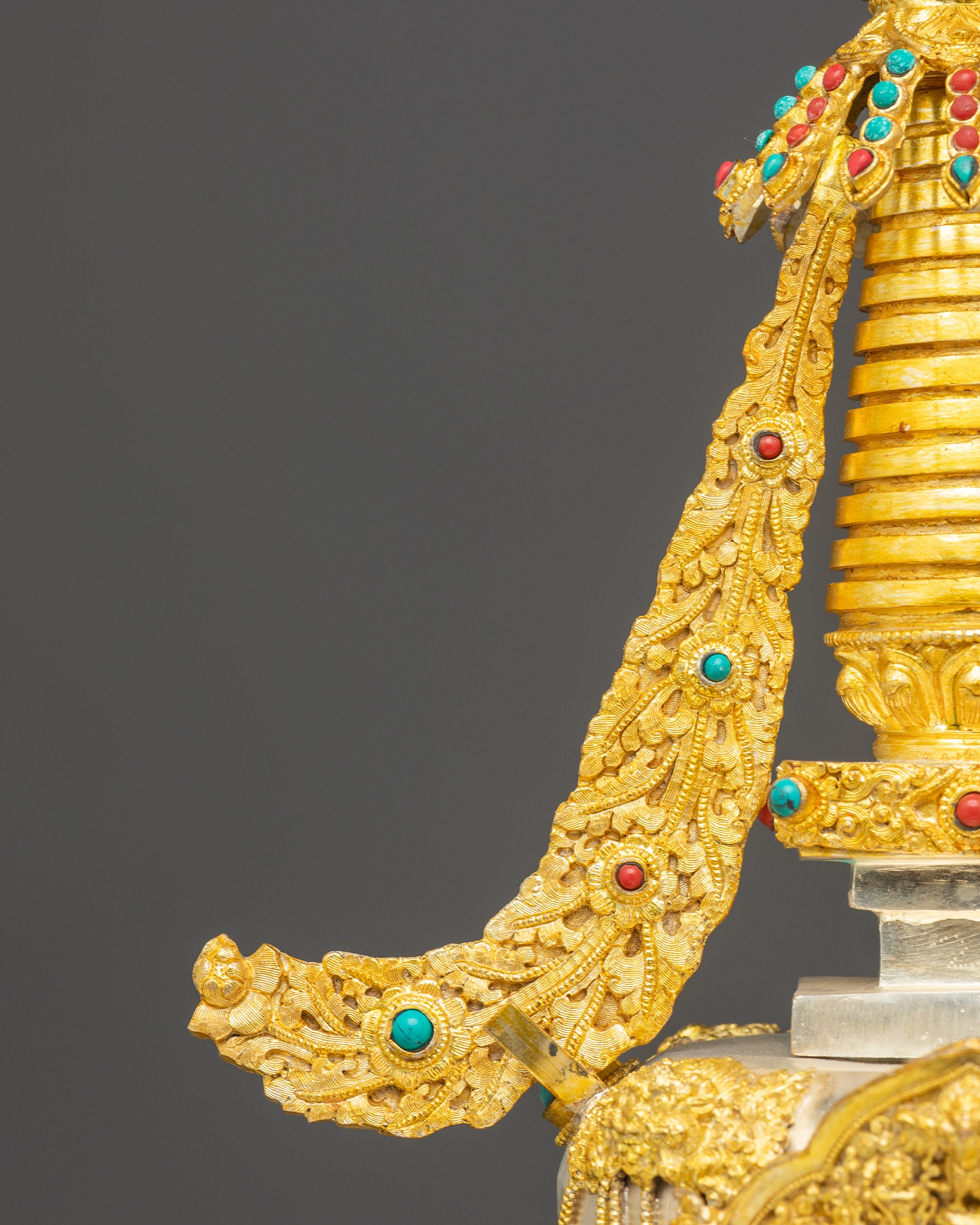 Traditional Tibetan Buddhist Stupa | Handmade Nepalese Shrine