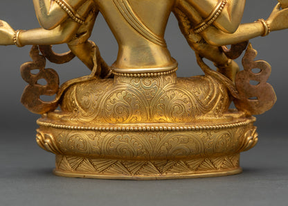 Vasudhara Copper Statue | Buddhist Goddess of Abundance Nepal