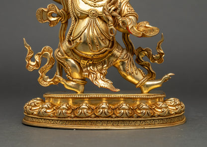 Stunning Vajrapani Figurine | Sacred Nepalese Buddhist Sculpture