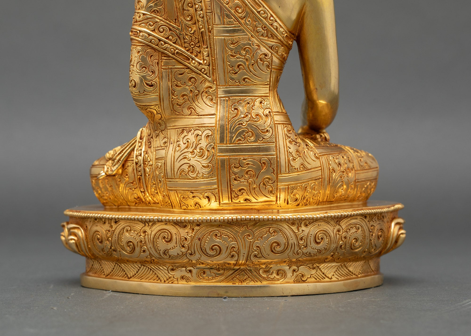 Seated Buddha Shakyamuni – Sacred Himalayan Altar Sculpture