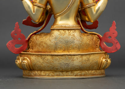 Avalokiteshvara Sculpture | Traditionally Crafted Statue from Nepal