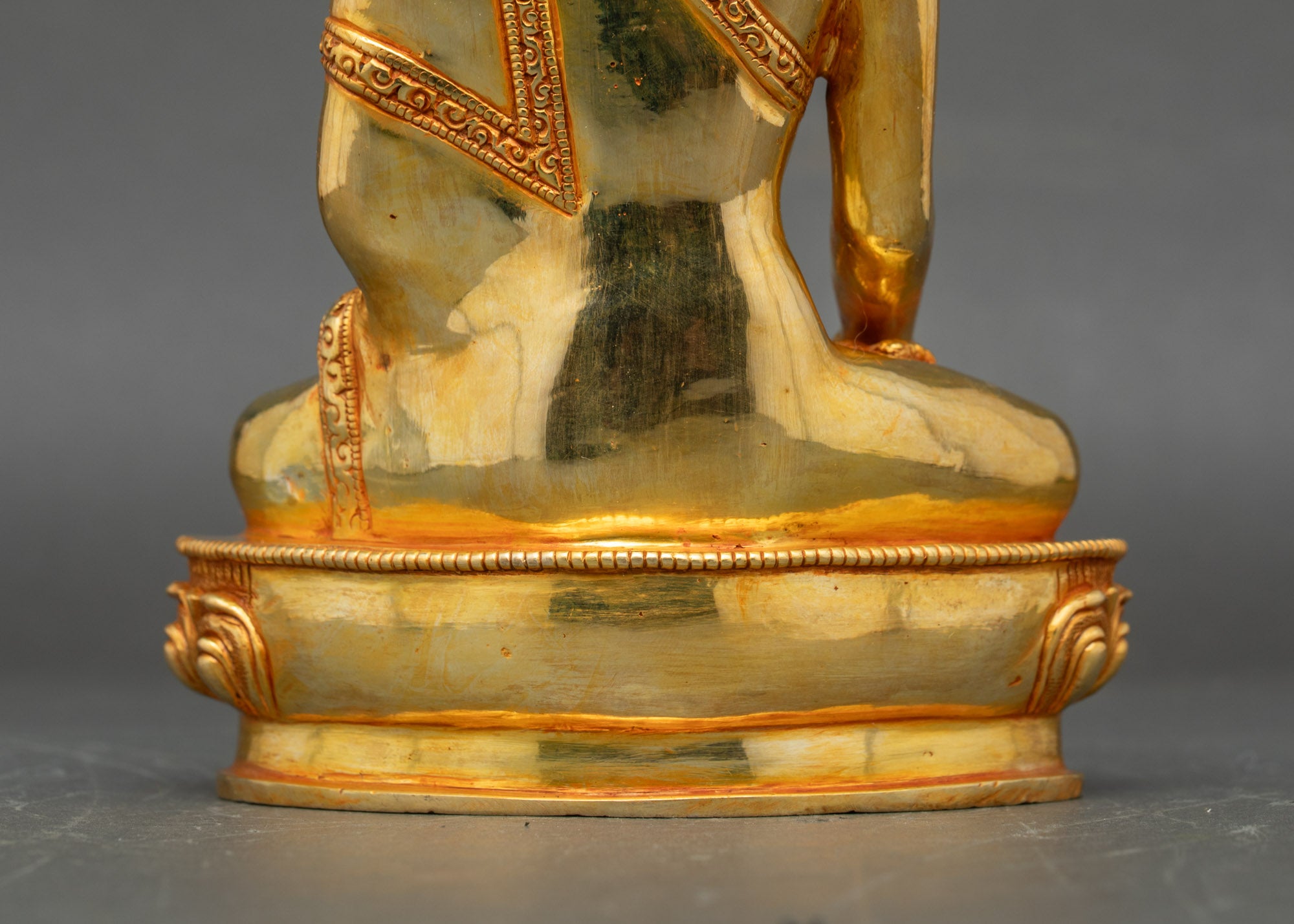 Shakyamuni Buddha Statue | Handcrafted 24K Gold-Gilded Nepalese Artwork
