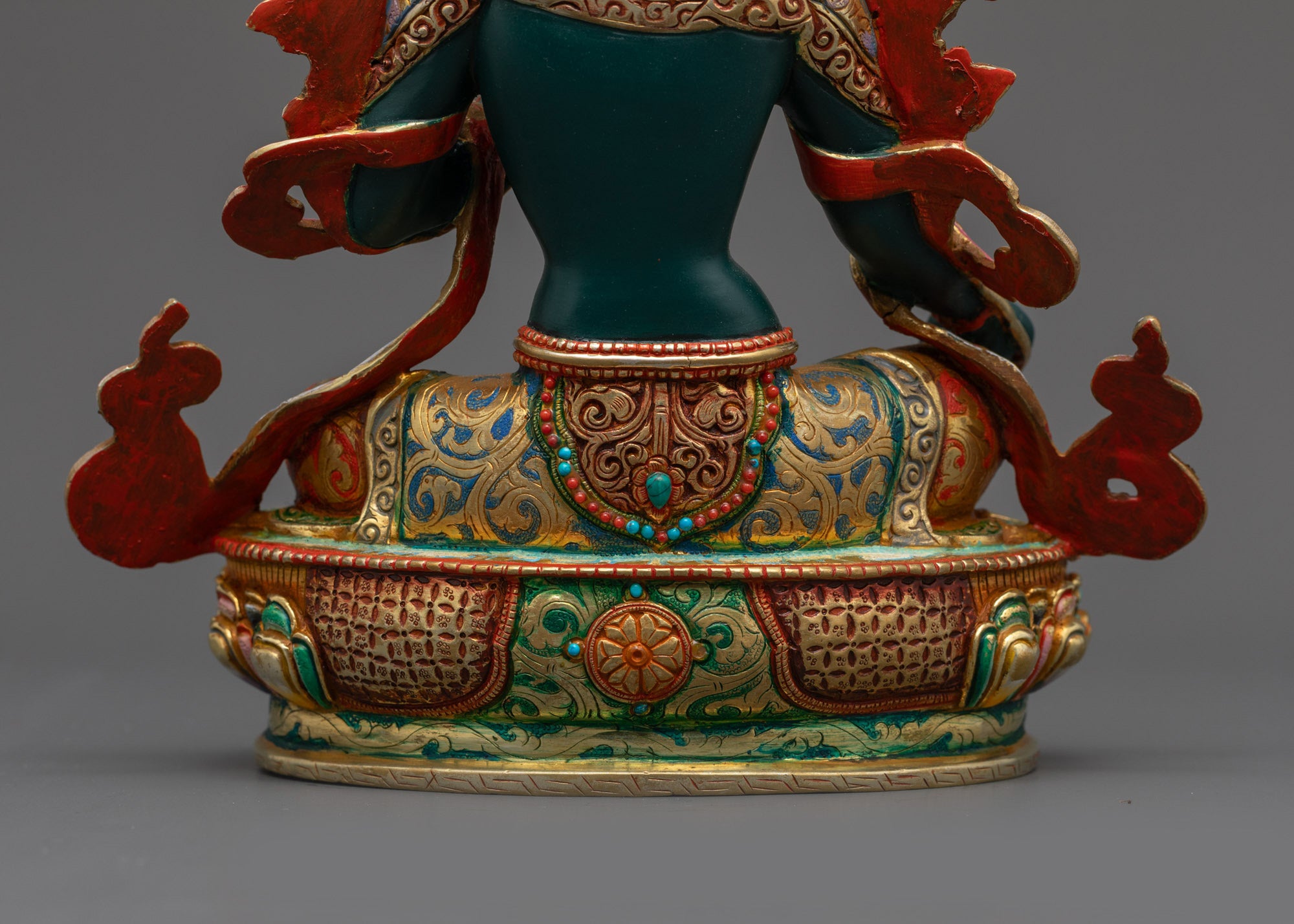 Beautifully Detailed Green Tara Statue | Art for Spiritual Enlightenment