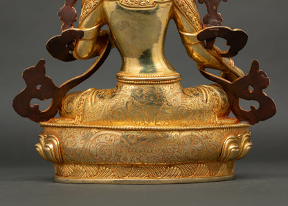 Green Tara Statue | Handcrafted Buddhist Spiritual Art