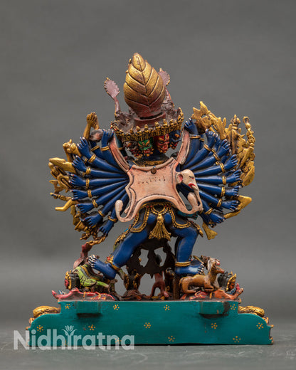 Yamantaka with Consort Sculpture | Traditional Buddhist Art
