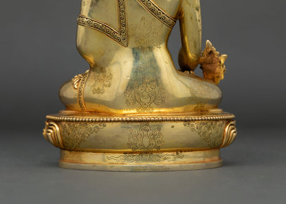 Medicine Buddha Statue | Tibetan Buddhist Healing Deity