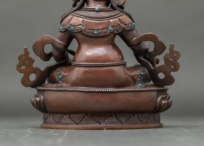 Dzambhala Statue for Wealth Blessings | Himalayan Buddhist Art