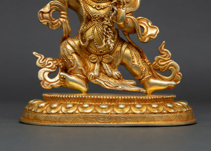 Handcrafted Vajrapani Statue | Buddhist Vajra Holder Sculpture