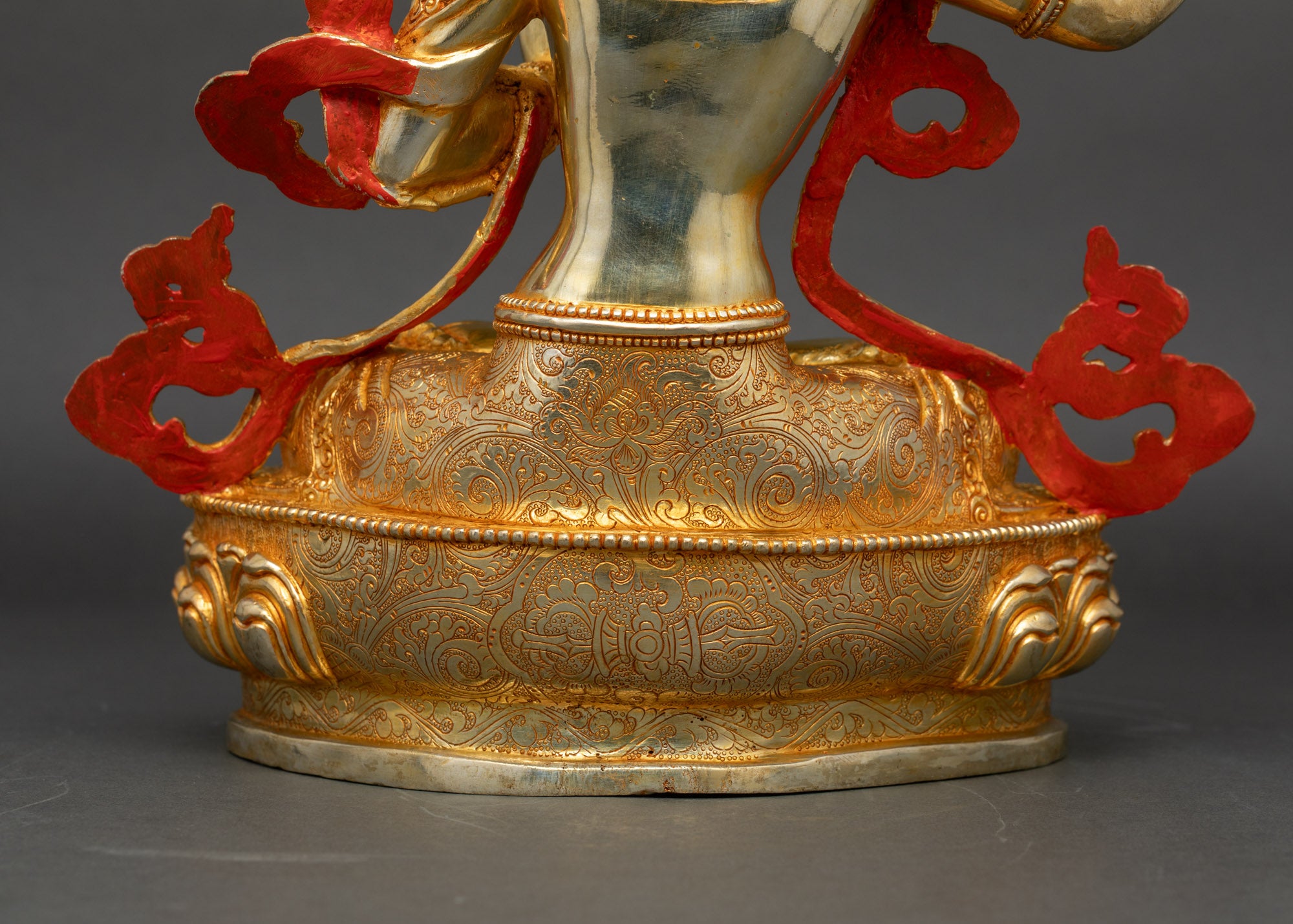 Manjushri Wisdom Statue | Copper Buddhist Figurine from Kathmandu, Nepal