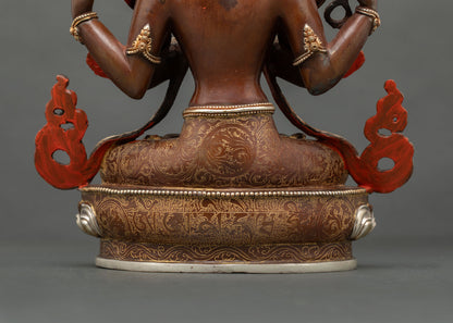 Handcrafted Chenrezig Statue – Symbol of Infinite Compassion