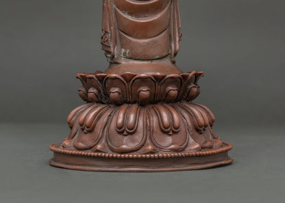 Oxidized Little Buddha Statue | Buddhist Zen Decor