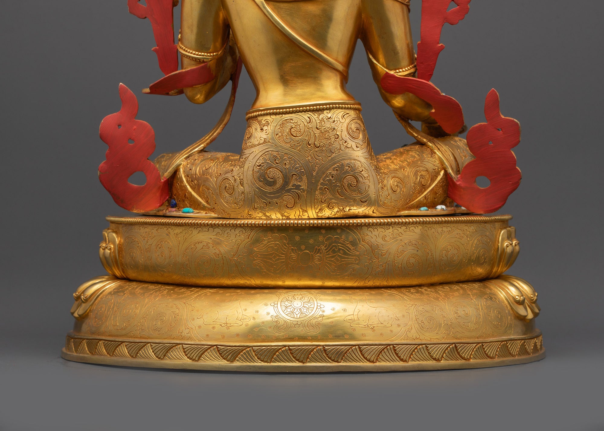 Handmade Green Tara Statue | Exquisite Handcrafted Tibetan Tara Sculpture