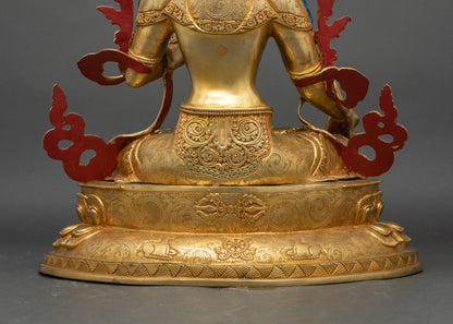 Drolma Karmo Statue | Artisan-Made Nepalese Spiritual Artwork