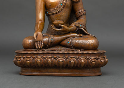 Ratnasambhava Buddha Statue | Handcrafted Tibetan Wealth Deity from Nepal