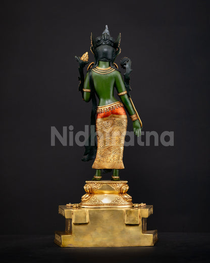 Standing Green Tara Statue | Calm Presence of Compassion