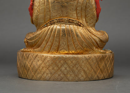 Exquisite Trisong Detsen Statue | Figurine for Spiritual Home Decor