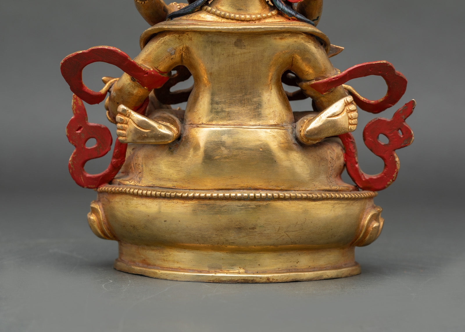 Dzambhala with Consort Statue | Buddhist Wealth Deity