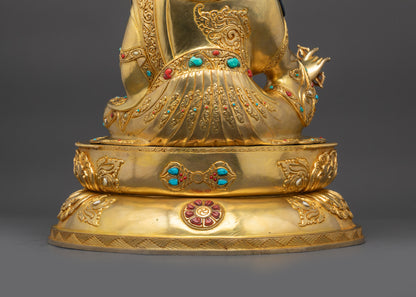 Handcrafted Statue of Guru Rinpoche | Tibetan Guru Padmasambhava Idol