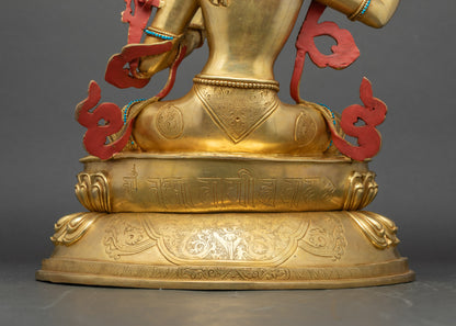 Manjushri Sculpture | Buddhist Symbol of Transcendent Wisdom