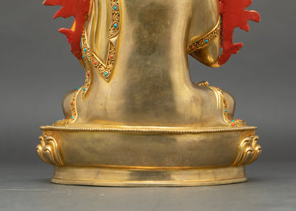 Je Tsongkhapa Statue | Buddhist Copper Sculpture from Nepal
