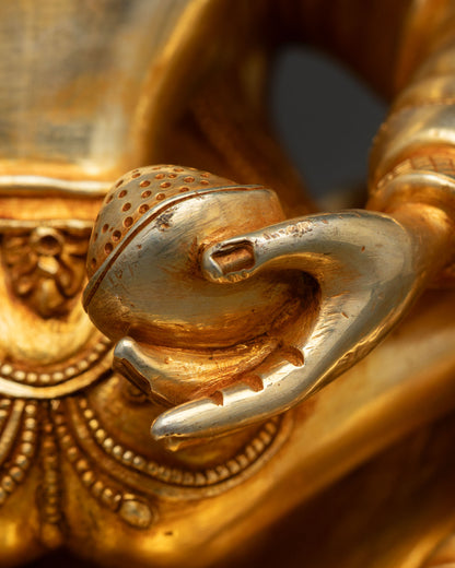 Guru Rinpoche Yab-Yum Statue | Handmade Altar Figurine