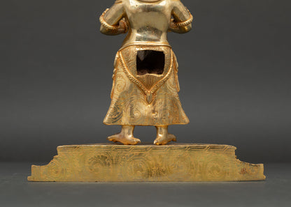 Zhajilamu Statue from Nepal | Tibetan Wrathful Goddess