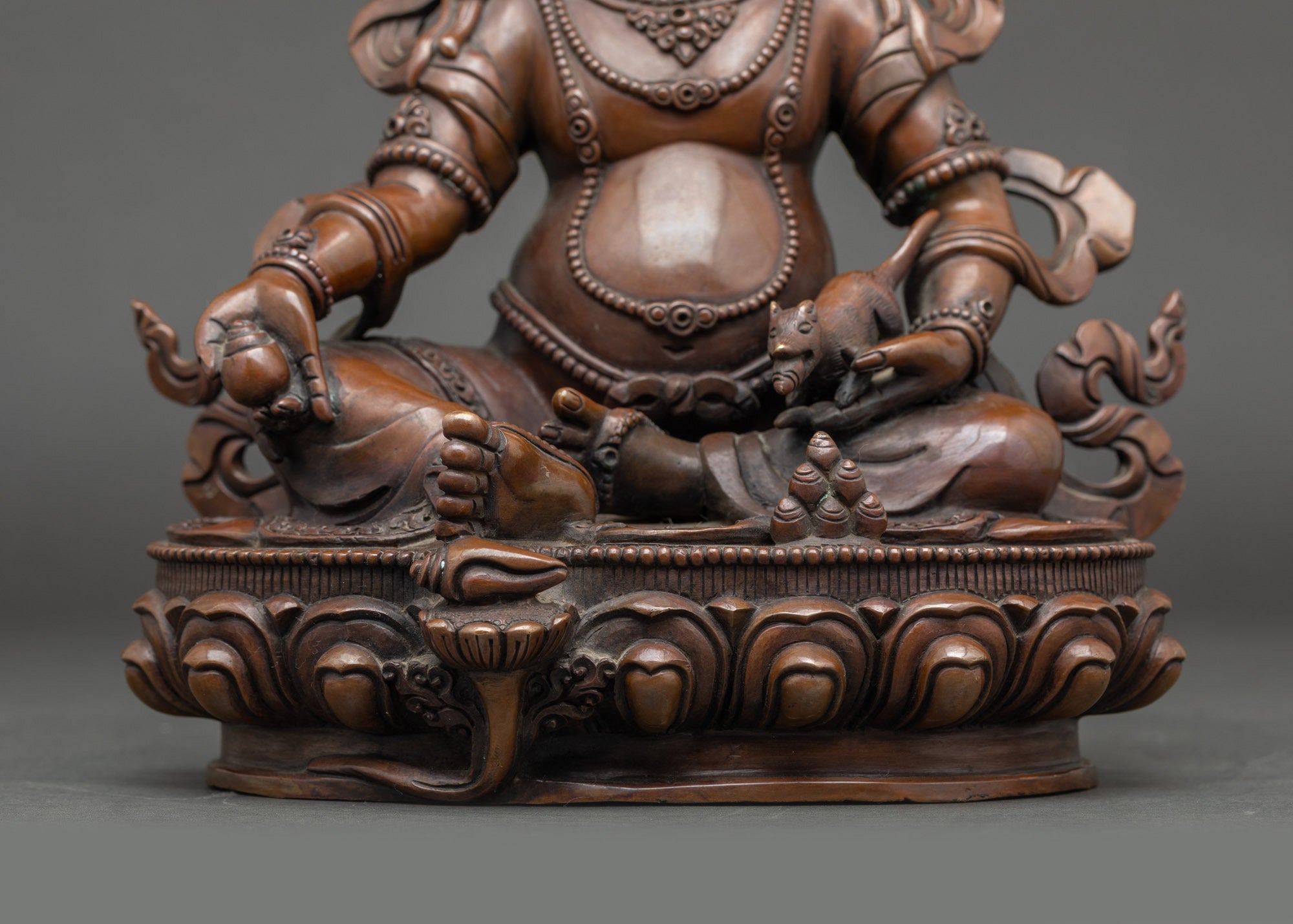 Dzambhala Statue | Handcrafted Nepalese Deity of Wealth & Prosperity