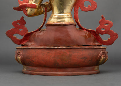 Nepalese Manjushri Statue for Meditation & Devotion