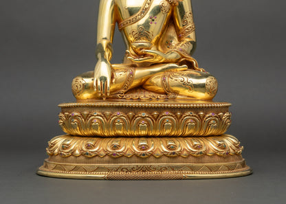 Enlightened Buddha Statue | Traditional Buddhist Art from Nepal
