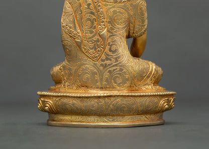 Shakyamuni Buddha – Traditional Nepalese Sacred Sculpture