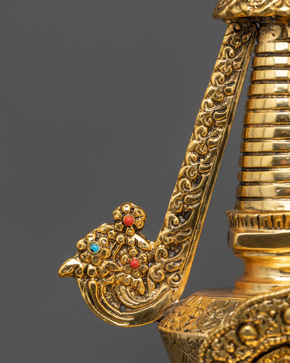 Authentic Shakyamuni Buddha Stupa | Traditional Himalayan Craftsmanship