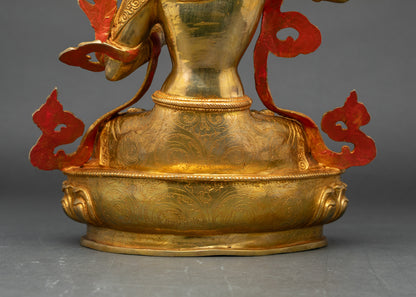 Manjushri Wisdom Sculpture | Traditional Handcrafted Nepalese Art