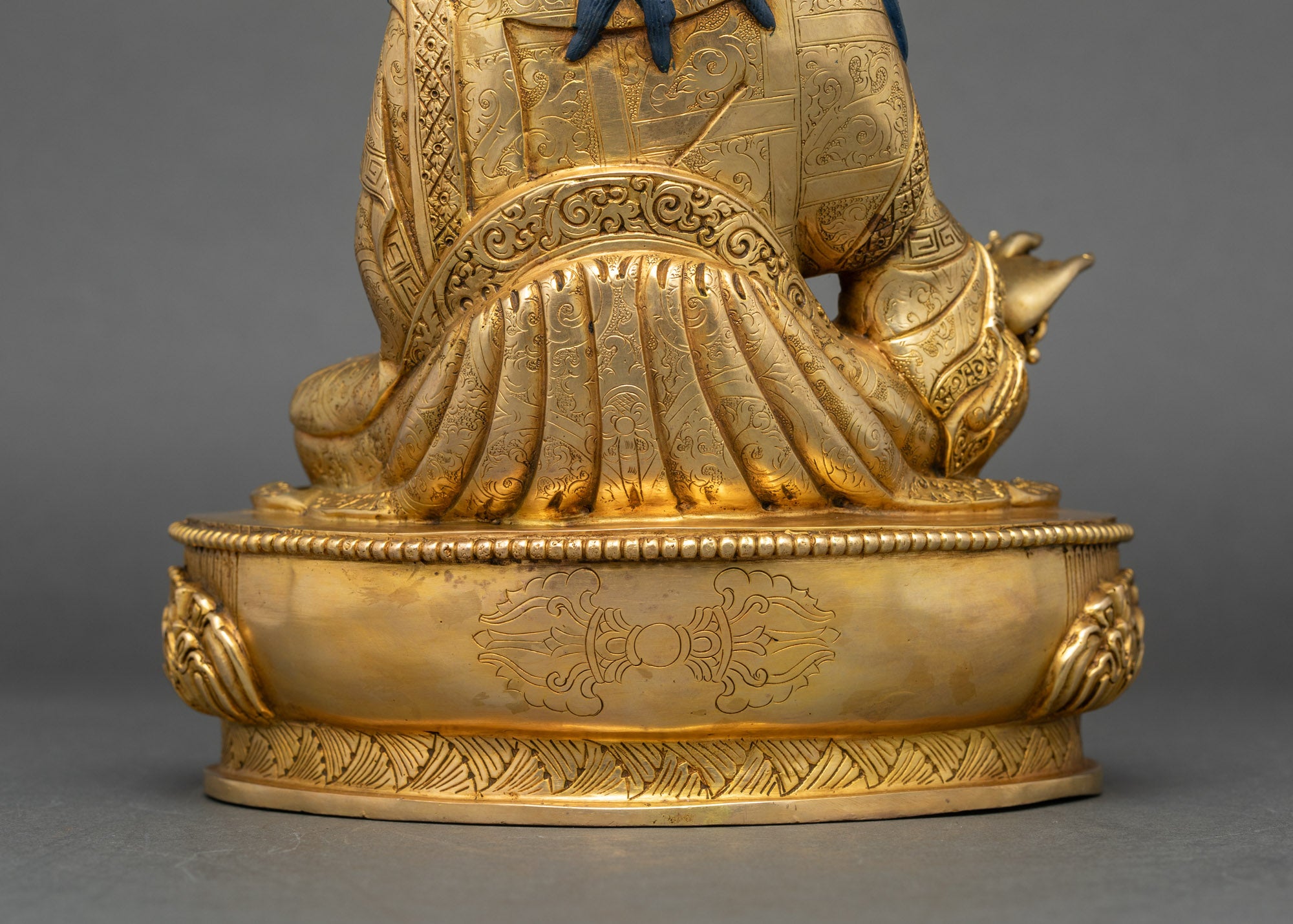 Guru Rinpoche Statue | Hand-Crafted Tantric Vajra Master Sculpture