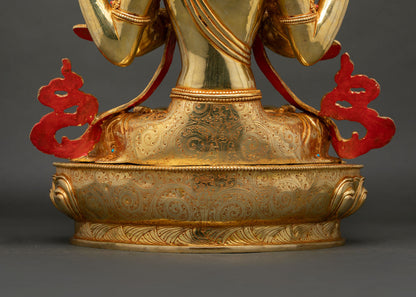 Handcrafted Avalokiteshvara Statue | Handmade Traditional Sculpture