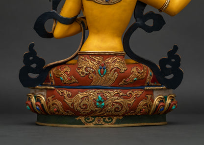 Manjushri Statue from Nepal | Beautifully Crafted Wisdom Icon