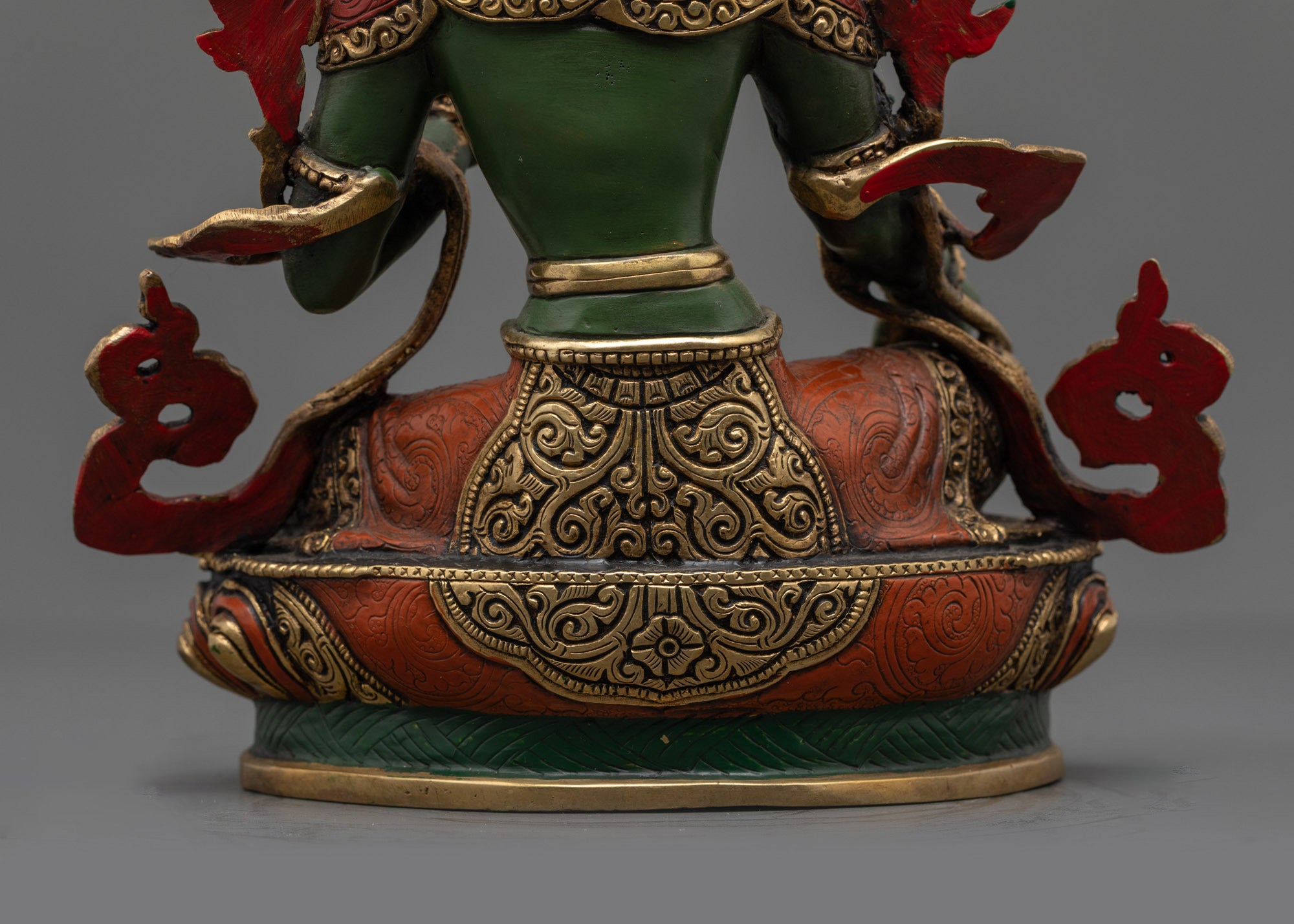 Tibetan Dolma Statue | Copper Statue of Green Tara