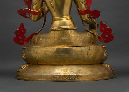 Green Tara Figurine | Meaningful Meditation & Altar Decor