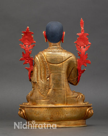 Tsong Khapa Statue Set | Handcrafted Nepalese Artwork