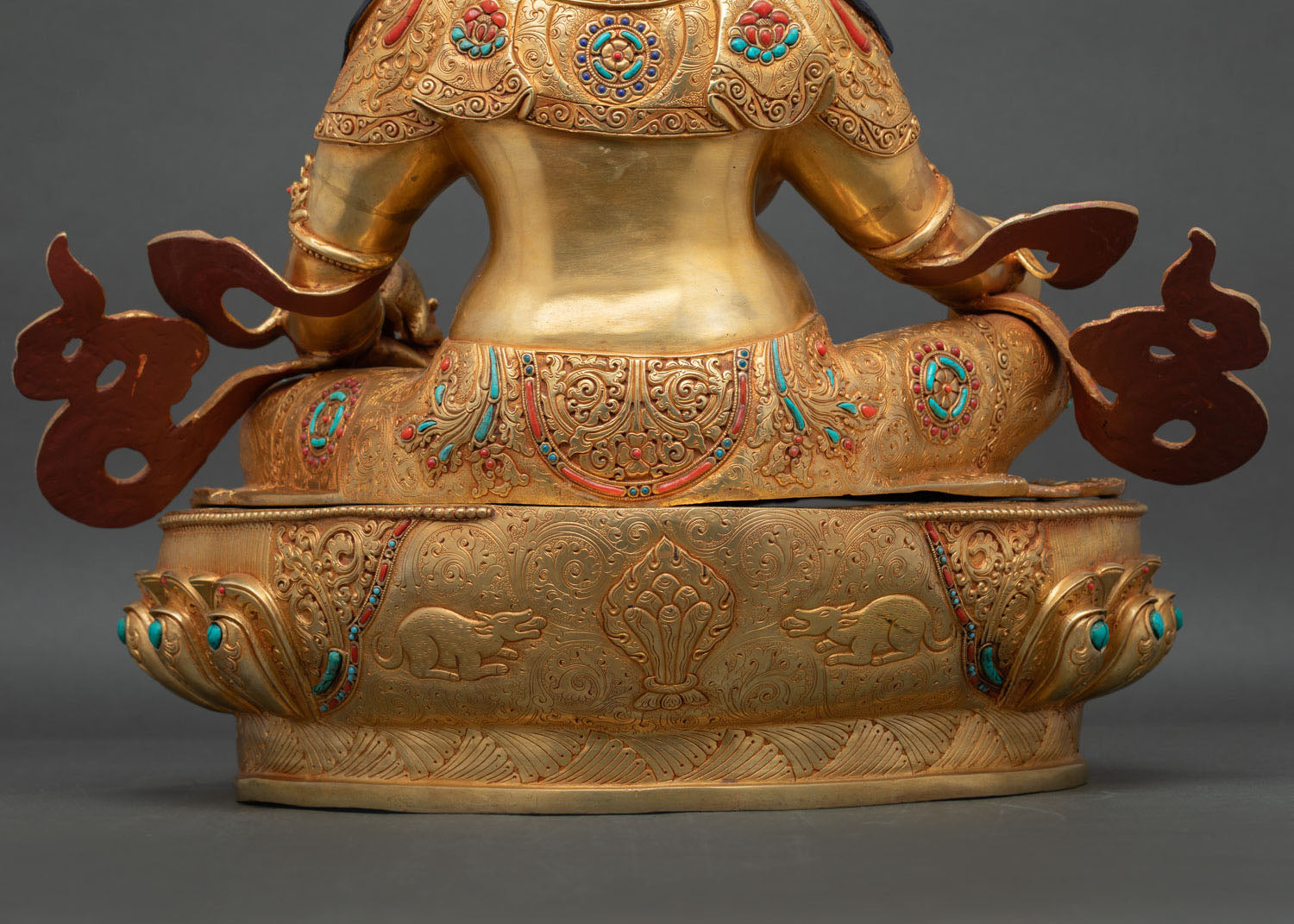 Handmade Dzambhala Statue -  Symbol of Prosperity & Abundance