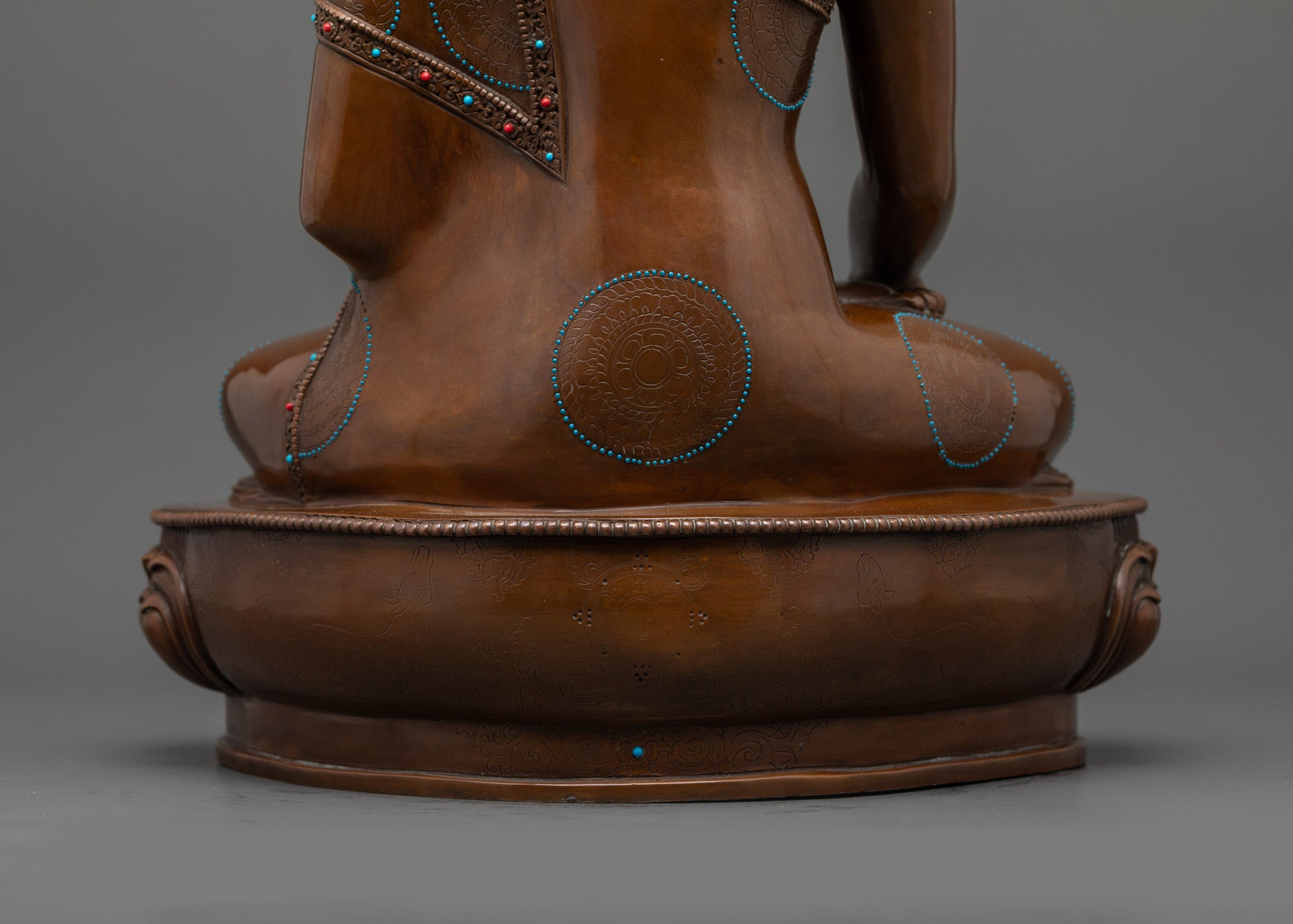 Shakyamuni Buddha Statue- 18” Tibetan Copper Meditation Sculpture