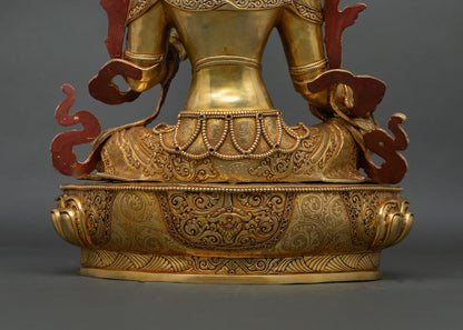 Green Tara Statue - Beloved Female Bodhisattva of Compassion