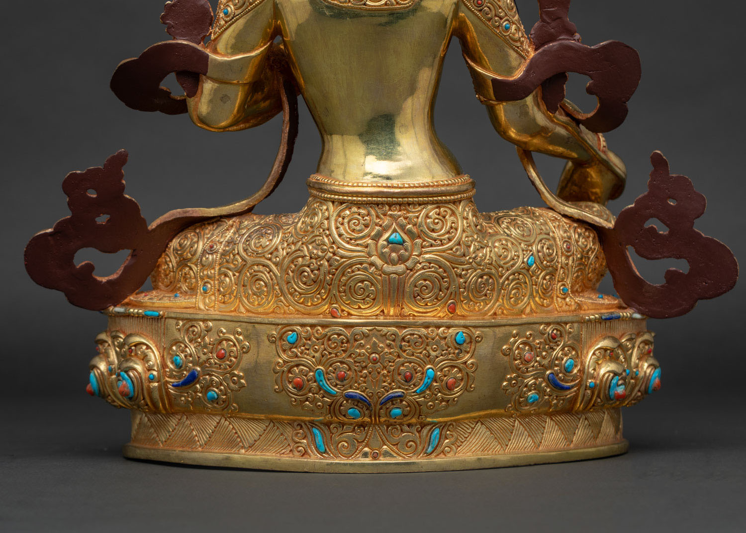 Luxurious Green Tara Statue | Tibetan Buddhist Art from Nepal