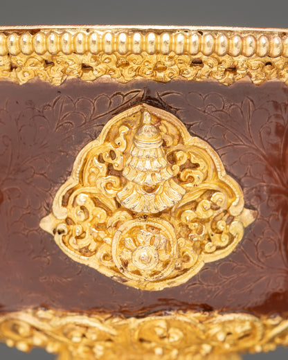 Tibetan Water Offering Bowls for Buddhist Altar Practice & Ritual Use