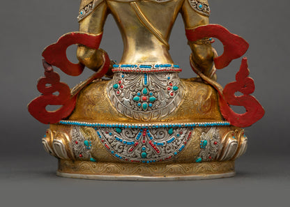Bodhisattva Ksitigarbha Statue | Tibetan Protector of Souls Figurine